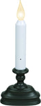 Xodus Innovations Battery Operated First Responder Window Candle with Dusk to Dawn Sensor and Selectable Blue or White LED Flame Color, Aged Bronze/Black (FR1310A)