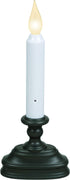 Xodus Innovations Battery Operated First Responder Window Candle with Dusk to Dawn Sensor and Selectable Blue or White LED Flame Color, Aged Bronze/Black (FR1310A)