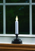 Xodus Innovations Battery Operated First Responder Window Candle with Dusk to Dawn Sensor and Selectable Blue or White LED Flame Color, Aged Bronze/Black (FR1310A)