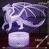 FlyonSea Dragon Gifts Dragon Light 16 Color Changing Dimmable Kids Night Light with Touch and Remote Dragon Toys Light as Birthday Gifts for Boys Kids