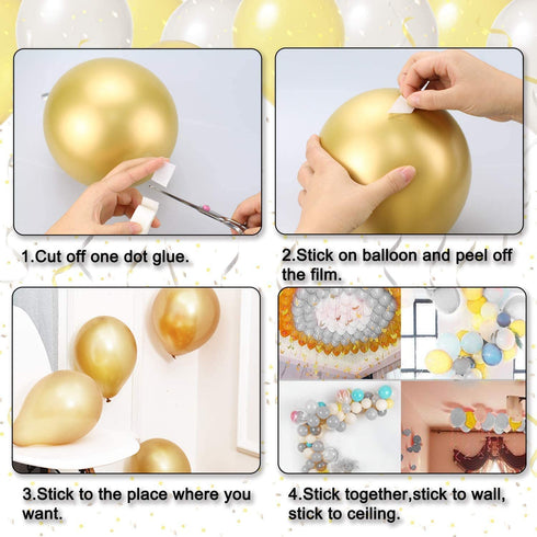 147 Pcs Balloon Pump KINBON Electric Portable Dual Nozzle Electric air Balloon Blower Pump, Electric Balloon Inflator for Party Birthday Wedding Festival