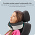 Tralous FullyWrap Travel Pillow, 100% Pure Memory Foam Neck Pillows for Sleeping, Neck Support Pillow Fully Wraps Beneath The Chin, Plentiful Travel Accessories, Lightweight and Small