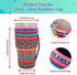 Bottle Sleeve Leopard Print Rainbow Sunflower Water Neoprene Insulated Sleeve Bottle Cover Pouch for 30oz Tumbler Cup (Only Cup sleeves) (Leopard)