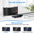 Loud Alarm Clock for Heavy Sleepers Hearing Impaired Adults, Vibrating Bed Shaker Alarm Clock with 2 USB Chargers,7 Color Night Light, 0-100% Dimmer & Battery Backup, Digital Clock for Teens Kids