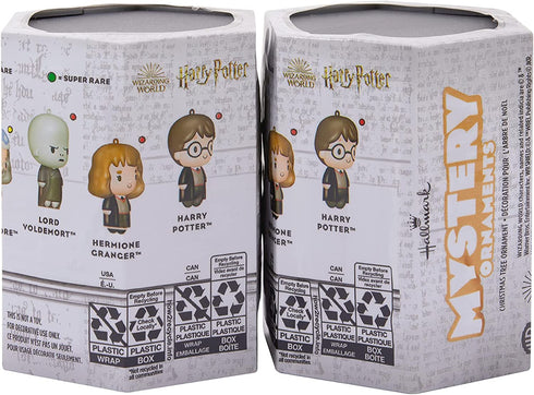 Hallmark Harry Potter Series 2 Mystery Christmas Ornament, Bundle of 2, Blind Box Collectible Tree Decorations
