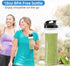 La Reveuse Smoothies Blender 300 Watt with 18 oz BPA Free Portable Travel Sports Bottle (Navy)