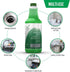 Garbage Disposal Cleaner and Deodorizer Green Enzyme Drain Cleaner Attacks Odor Source with Advanced Bio-Linking Technology - Perfect for Kitchen Sink, Shower Drain, Bathroom Sink, Utility Sink 32 oz
