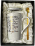 Biching Best Friend Birthday Gifts for Women - Birthday Gifts for Women Friends - Friendship Gifts for Women - Birthday Gifts for Male Friend, BFF, Sister, Women - Ceramic Marble Coffee Mug 14 Oz Grey