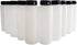 kelkaa 8oz HDPE Plastic Squeeze Bottles with Wide Mouth Opening, Black Flip Top Caps for Condiments and Any Thick Liquid Products, Multi Purpose Refillable Empty Bottles (Pack of 10)