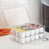 iDesign Linus Stackable Single Serve Coffee Pod Holder with Lid - 7.25" x 10.75" x 4.25", Clear