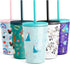 Simple Modern Disney Elsa Toddler Cup with Lid and Straw | Reusable Insulated Stainless Steel Kids Tumbler | Classic Collection | 12oz, Frozen Elsa's Snowflake
