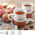 DOWAN 18 oz Large Coffee Mugs, Ceramic Mug Set with Word Grateful, Big Tea Cup for Office & Home Christmas, Dishwasher Microwave Safe, Thank You Gift, 2 Pcs, Caramel Color