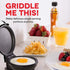 Dash DMS001WH Mini Maker Electric Round Griddle for Individual Pancakes, Cookies, Eggs & other on the go Breakfast, Lunch & Snacks, White 4 Inch