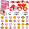 Pull Back Cars, 28 Pack Friction Powered Pull Back Car Toys+30 Valentine Cards+28 Prefilled Hearts, Kids Valentines Gifts Party Favors Set, Valentine Toys for Kids Classroom Exchange