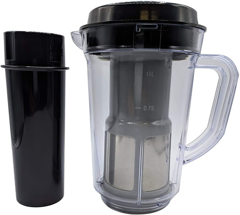 Blendin Replacement Fruit and Vegetable Juicer Attachment Pitcher Jar, Compatible with Magic Bullet Blender MB-1001