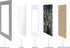 Hongkee 4x6 Picture Frame,Made of Solid Wood and High Definition Glass,Set of 4 Washed Grey(HK012015-SD4X6-WG(4PK))