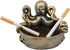 Ebros Marine Sea Monster Kraken Giant Octopus Grasping Basin Ashtray Figurine 5.5" Wide Nautical Ocean Terror Myth Decorative Statue for Cigarettes Coins Knick Knacks Squids Cephalopod Sculpture