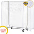 TzBBL Garment Rack Cover, Clothes Garment Rack Cover 5 Ft with Strong Zipper Protective Rail Cover 59" X 20" X 52" (150 X 50 X 133 cm)- Only Cover