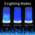 LED Flame Lights, Battery Operated Flame Lamps, Flickering Fake Fire Lamps with Remote Control and Timer, Waterproof Indoor/Outdoor Lantern Hanging Lamps Fireplace Romantic Light for Home Party Bar