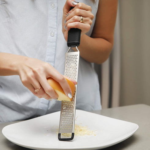 SEIDO Peelers Set Julienne Vegetable With Avocado Slicer, Lemon And Cheese Grater, and 2 Peeling Tools, Kitchen Accessories for Garnishes and Toppings, Stainless Steel