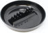 symak Restaurant Style Large Round Melamine Cigarette Cigar Ashtray - Tabletop Black