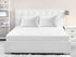 Superity Linen Full Fitted Sheet - 100% Cotton 200 Thread Count, Cool Breathable Soft and Comfortable, Machine Wash and Dry (Full 54x75, White)