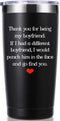 Thank You For Being My Boyfriend 20 OZ Tumbler.Valentines Day Gifts.Dating,Anniversary,Birthday,Christmas Gifts for Boyfriend,Husband,Fiance,Men,Naughty Sexy Beast Travel Mug(Black)