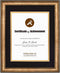 Golden State Art, 11x14 Vintage Antique Style Gold Frame for 8.5x11 Diploma/Certificate, Sawtooth Hangers for Wall Mounting with Real Glass, Black Trim (Black/Gold Double Mat)