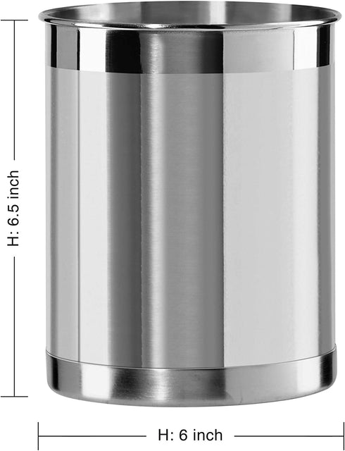 Oggi Stainless Steel Utensil Holder Small