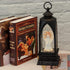 Eldnacele 12? Christmas Snow Globe Lantern Angel with Music & Timer, USB Lined/Battery Operated Lighted Water Glittering Nativity Lantern for Christmas Festival Centerpiece Decoration Gifts Angel