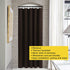NICETOWN Window Curtains Blackout Drapery Panels - Solid Back Tab & Rod Pocket Blackout Drapes for Theater (Toffee Brown, 70 inches x 84 inches, Sold Individually)