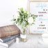 2 Pack Fake Plants Eucalyptus Leaves Pink Babys Breath/Gypsophila Artificial Flower Arrangements Ins Style Bouquet Wedding Home Decoration