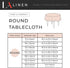 LA Linen Polyester Poplin Washable Round Tablecloth, Stain and Wrinkle Resistant Table Cover 51", Fabric Table Cloth for Dinning, Kitchen, Party, Holiday 51-Inch, Emerald Green, (TCpop51R_GreenEmP32)