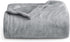Bedsure Fleece Blanket Twin Blanket Ash Grey - 300GSM Soft Lightweight Plush Cozy Twin Blankets for Bed, Sofa, Couch, Travel, Camping, 60x80 inches