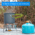SisDruo Portable Backpacking Stoves 3900W Copper Core Camping Stove with Piezo Ignition Wind-Resistance Ultralight for Outdoor Travel Hiking Cooking (style 2)