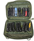 Super Pocket Knife Bag, Tactical Knife Storage Case, Folding Knife Collecting Pouch, Large Capacity Small Knife Carrier Protectors, Versatile Knife Small Tools Holder (HGJ363) (Army Green)