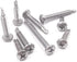 Comdox 410 Stainless Steel Self Drilling Screws Kit Set, Pan Head Phillips Sheet Metal Tek Screws Assortment Kit, Modified Truss Head, 8-18 Thread Size, 5/8" to 1-1/2" Length (Pack of 200)