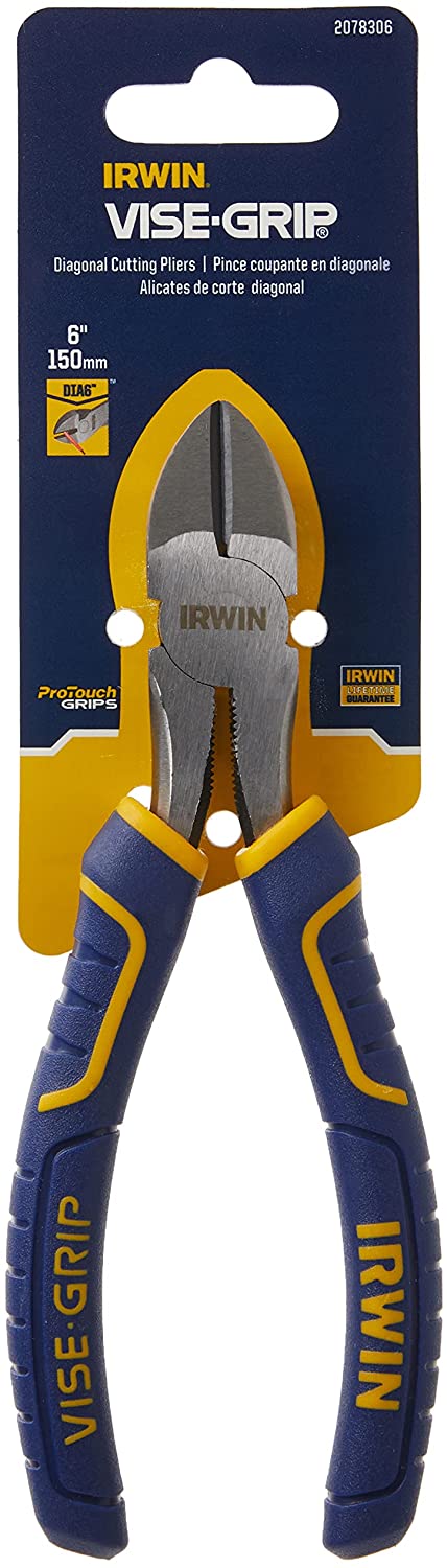 IRWIN VISE-GRIP Diagonal Cutting Pliers, 6-Inch (2078306)