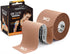 OK TAPE Kinesiology Tape 10 inches Precut, 20 Strips, Cotton Elastic Athletic Tape Latex Free, 2inch x 16ft, Beige