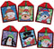 Dimensions Counted Cross Stitch Christmas Pals Ornament Kit, 6 pcs