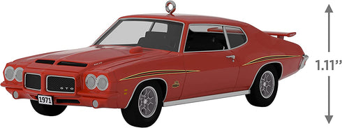 Hallmark Keepsake Christmas Ornament 2021, 1971 Pontiac GTO Judge Classic American Cars, Metal