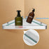 WildPark Glass Shower Shelf, Corner Shower Caddy, Wall Mounted Bathroom Storage Organizer,No Drilling Need with Adhesive for Bathroom,Kitchen, Toilet and Dorm, 2-Pack (2 Pack)