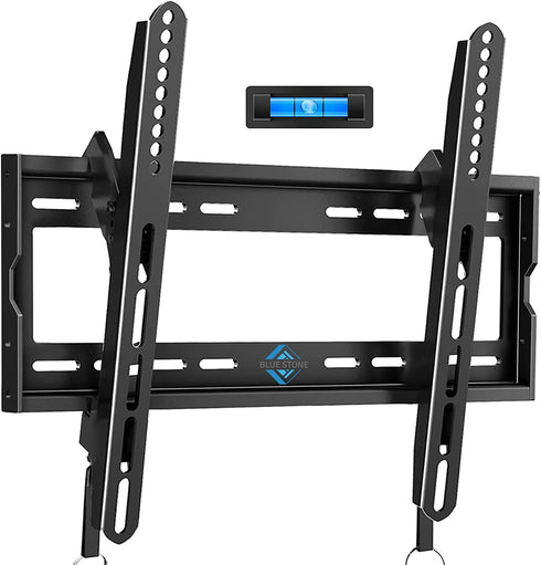 BLUE STONE Tilt TV Wall Mount Bracket for Most 32-55 Inch, up to 66 lbs Flat Screen, Curved TVs, Universal TV Mount with VESA up 400x400mm