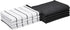 Amazon Basics 100% Cotton Kitchen Dish Towels, 26 x 16-Inch, Absorbent Durable Ringspun Cloth - 8-Pack, Black Stripe