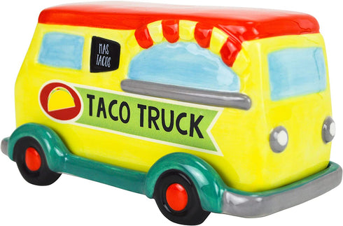 Boston Warehouse Taco Truck Covered Butter Dish, Standard