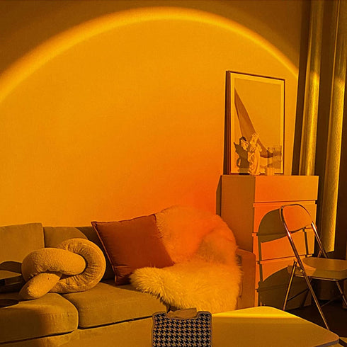 Sunset Lamp, Sun Projection Lamp 180 Degree Rotation Sunset Light, Projection Lights for Bedroom/Sun Lights for Bedroom/Sun Light Projector Lamp, USB Charging