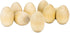 Hygloss Products Wooden Eggs - Unpainted Natural Wood Eggs Great For Easter Crafts - 1-3/4 x 2-1/2 Inches, 12 Pack