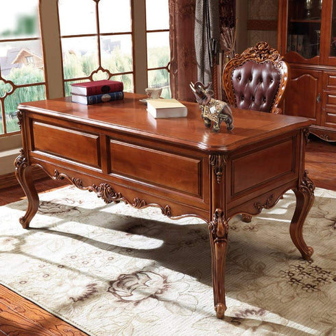 Lucky Wealth Elephant Statue Sculpture Feng Shui Wood Grain Figurine Home Desktop Decoration Gift(L)