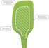 Tovolo Flex-Core Stainless Steel Narrow Handled Jar Scraper Spatula, Removable Head, Dishwasher Safe, Charcoal