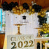 111PCS Black Gold and Silver Balloon Garland Arch Kit Metallic Black Metallic Gold Chrome Silver Latex Balloons Set for Birthday Graduation Bachelorette Wedding New Year Party Decoration